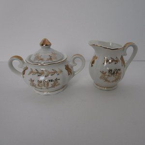 celebrate 50 sugar & creamer set